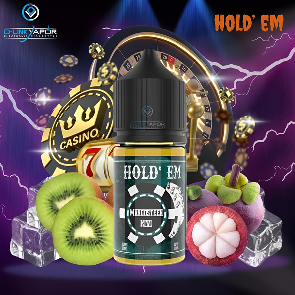 Tripple T Vapor - Hold' Em Mangosteen Kiwi Ice ( Măng Cụt Kiwi Lạnh ) Salt Nic 30ml