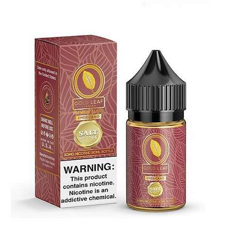 Gold Leaf - Emericano( Thuốc Lá Cà Phê ) - Salt Nicotine 30ml - D-Link Vapor