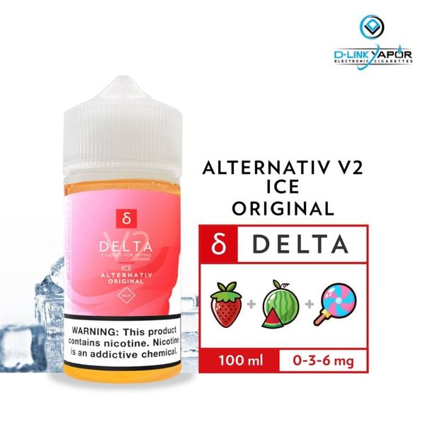 Alternative - Delta Ice V2 ( Dâu & Dưa Hấu) Freebase 100ml