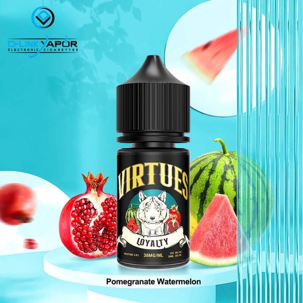 Virtues - Loyalty Pomegranate Watermelon ( Lựu Mix Dưa Hấu ) Salt Nic 30ml