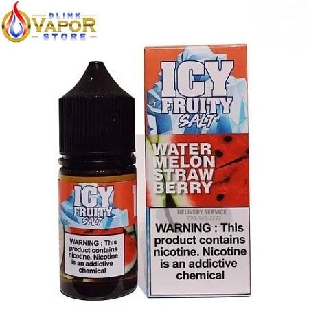 Icy Fruity - Watermelon Strawberry Ice (Dâu & Dưa Hấu) Salt Nic 30ML