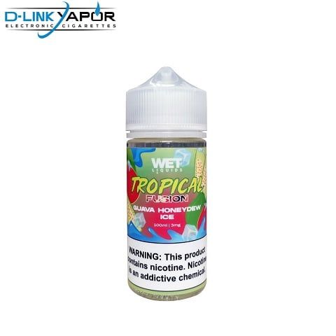 Wet Liquids - Tropical Fusion Guava Honeydew Ice (Ôỉ Dưa Lưới Lạnh) Freebase 100ml