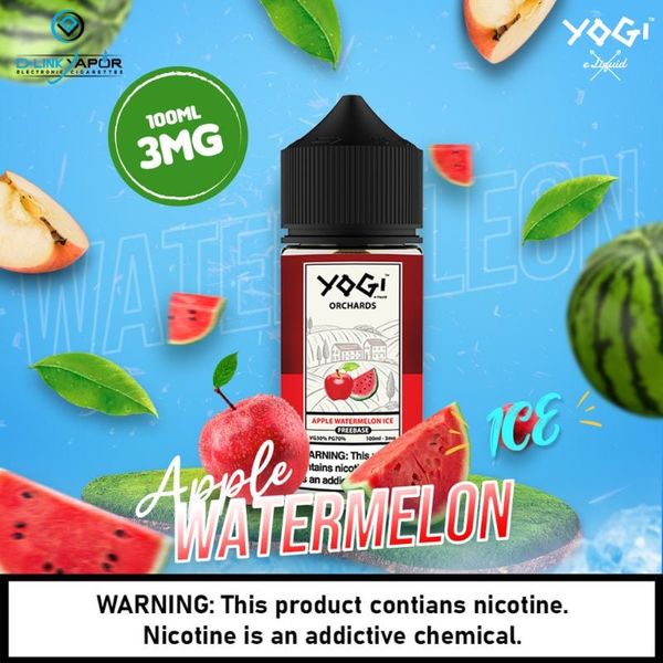 Yogi Orchards - Apple Watermelon Ice (Táo & Dưa Hấu) Freebase 100ml