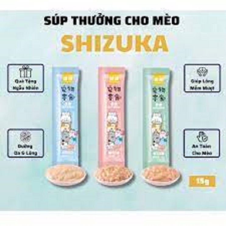  [ súp thưởng ] Combo  Súp thưởng shizuka cho mèo Siêu ngon 