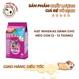  [ hạt mèo ]  Hạt Whiskas Vị Cá Biển Và Sữa dành cho mèo con 1,1kg 