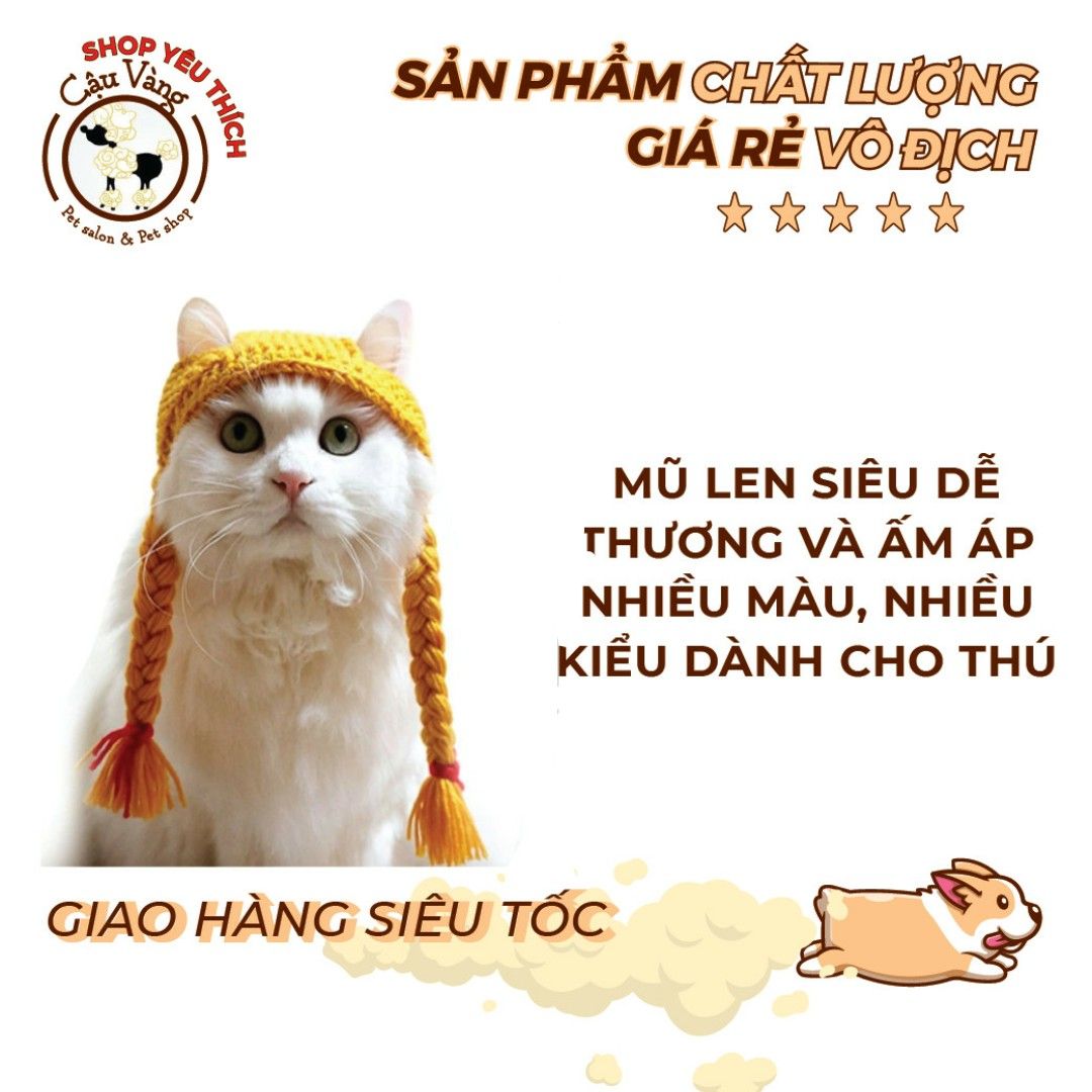 Mũ thời trang chó mèo không chỉ bảo vệ động vật yêu của bạn mà còn giúp chúng trở nên đáng yêu và hấp dẫn hơn. Hãy cùng chúng tôi khám phá những mẫu mũ này nhé!