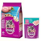  [ hạt mèo ]  Hạt Whiskas Vị Cá Biển Và Sữa dành cho mèo con 1,1kg 