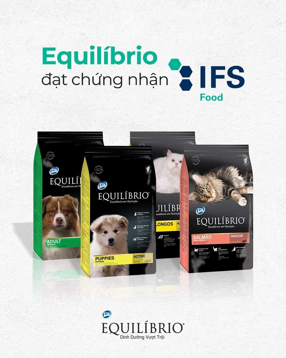  [ hạt chó ] EQUILIBRIO Small Breed Adult | Thức ăn hoàn chỉnh cho chó trưởng thành tầm vóc nhỏ - túi 2kg 