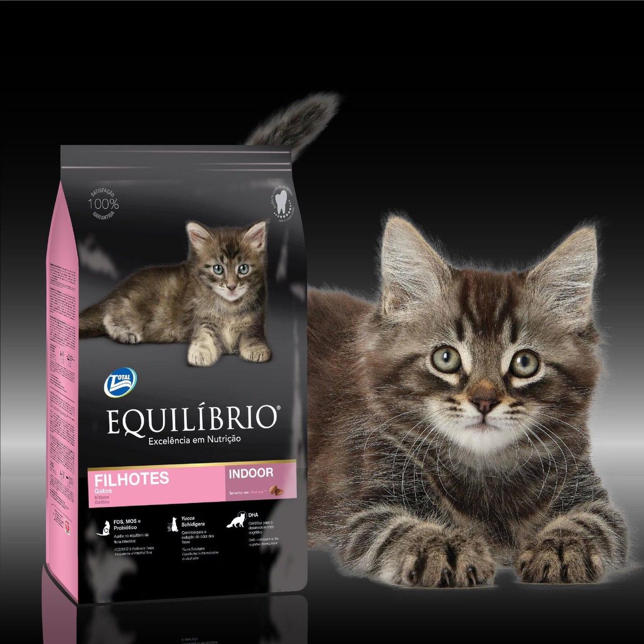  [ hạt mèo ] Thức ăn cao cấp dành cho MÈO CON Equilibrio Kitten Indoor 1.5 ký/ gói 