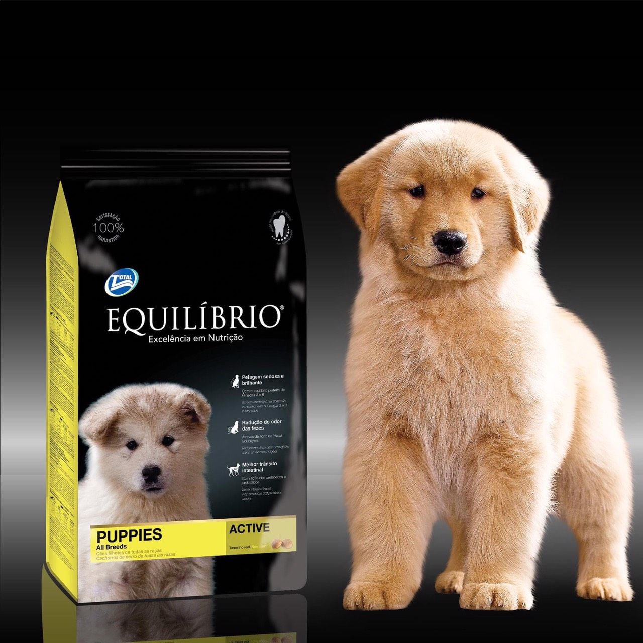  [ hạt chó ] Thức ăn chó hỗn hợp hoàn chỉnh cho chó con EQUILIBRIO puppies túi 2kg 