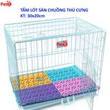  [ phụ kiện ] Tấm lót sàn chuồng mèo, chuồng chó bằng nhựa nhiều màu bằng nhựa PVC 20x30cm 