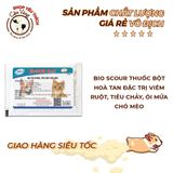 [ dược phẩm ] Bio Scour  5g - Hỗ trợ kiểm soát viêm ruột, tiêu chảy trên thú cưng 