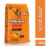  [ hạt mèo ] Thức ăn cho mèo Minino 480G và1,3kg - Gói siêu tiết kiệm 