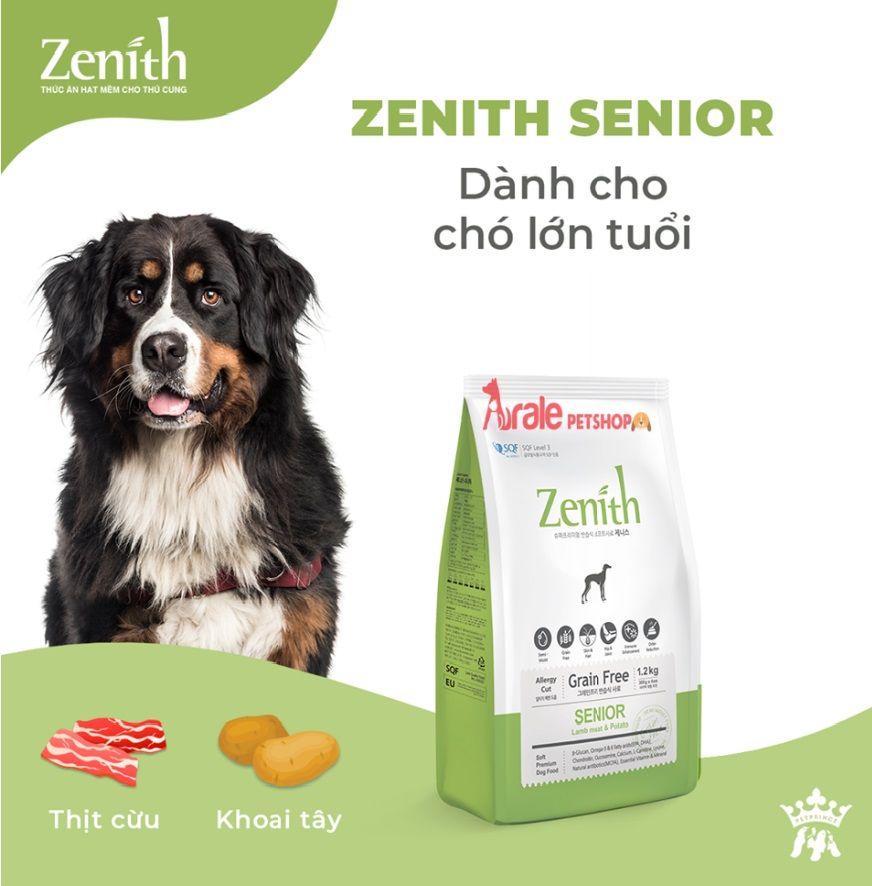  [ hạt chó ] THỨC ĂN HẠT MỀM ZENITH CHO CHÓ MỌI LỨA TUỔI ( 3kg - 300g ) 