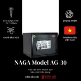  Két Sắt NAGA AG-30 (14kg) Mini An Toàn 