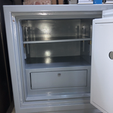  Két Sắt Cũ Ngân Hàng Siêu Nặng 330kg Cao 65cm Chống Cháy Cửa Thép Đặc Nguyên Khối 