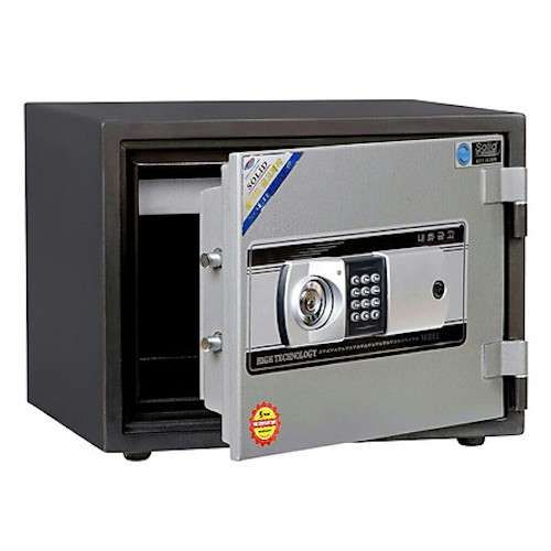 Két Sắt Solid SLS-35 (60kg) Khóa Điện Tử Chìa Từ Hàn Quốc