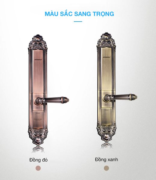 Khoá cửa Kaadas 6002 điện tử thông minh tân cổ điển