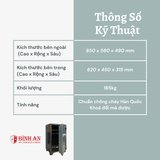  Két sắt TRULY TL-85 (195kg) An Toàn Bảo Mật Chống Cháy 
