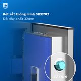  Két Sắt Thông Minh PHILIPS SBX702-ABX Khóa Vân Tay 