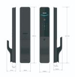  Khóa cửa Philips DDL801-5HBS điện tử thông minh kéo đẩy hiện đại 