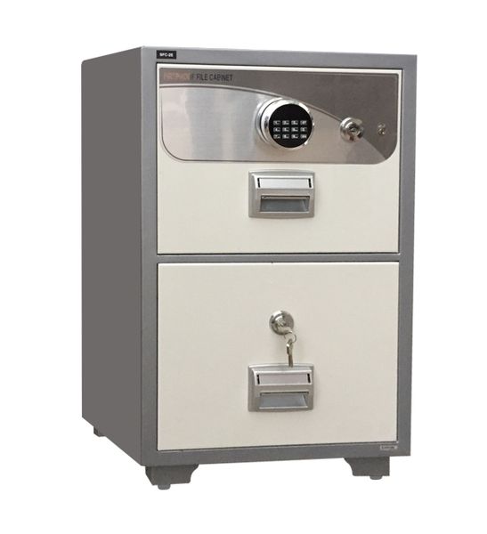  Két Hồ Sơ Chống Cháy SOLID SLH-200 Có 2 Hộc Kéo 