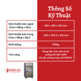  Két Sắt LEECO PD-50 (130kg) Két Tiền Thu Ngân Bán Hàng 