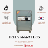  Két sắt TRULY TL-75 (160kg) An Toàn Bảo Mật Chống Cháy 
