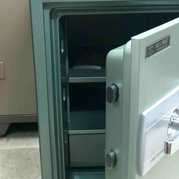 Két Sắt Hòa Phát 66C (110kg) Chống Cháy Việt Nam Like New 99%