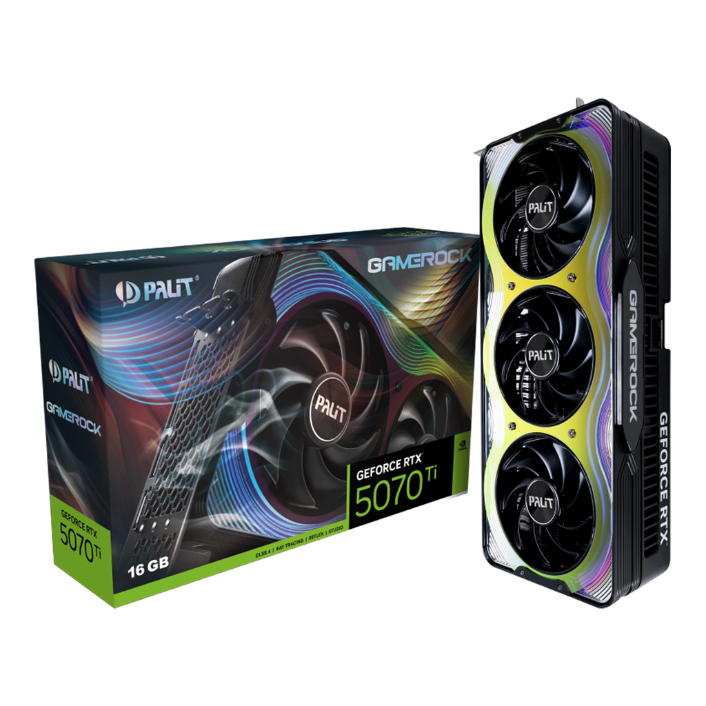 Card màn hình Palit GeForce RTX™ 5070 Ti GameRock 16GB GDDR7