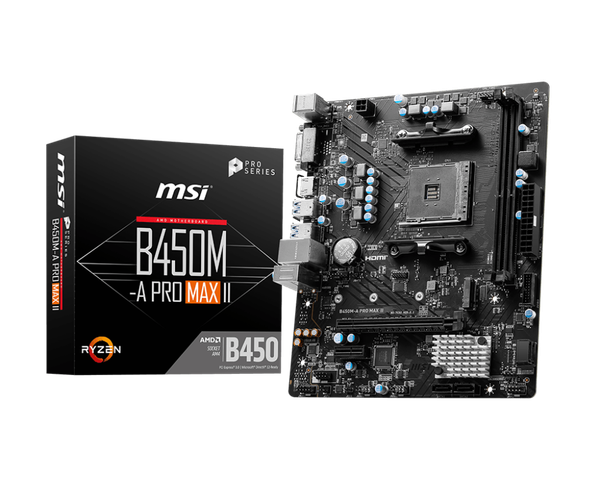  Mainboard MSI B450M-A PRO MAX II 