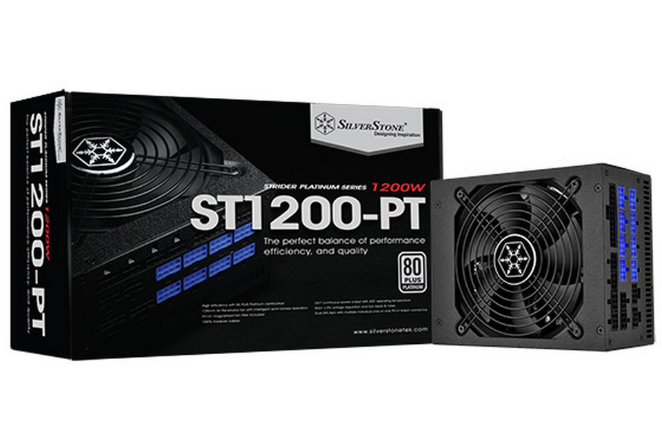 Nguồn SilverStone Strider Series ST1200-PTS 1200W 80 Plus Platinum Modular