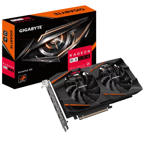 VGA Gigabyte Radeon RX 580 Gaming 8GB (GV-RX580GAMING-8GD