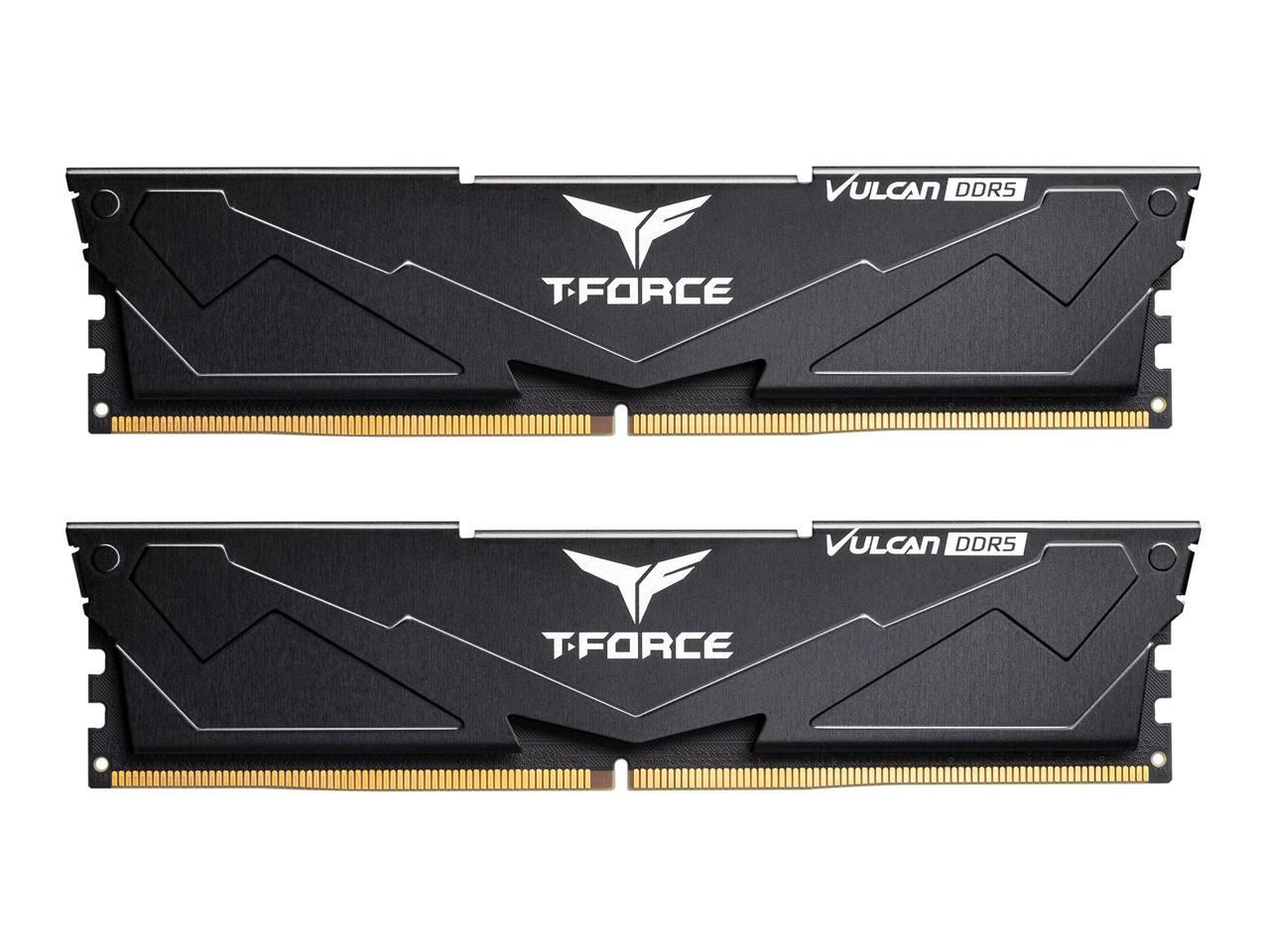  Team T-Force Vulcan DDR5 32GB (2 x 16GB) 288-Pin PC RAM 5600 (PC5 44800) 