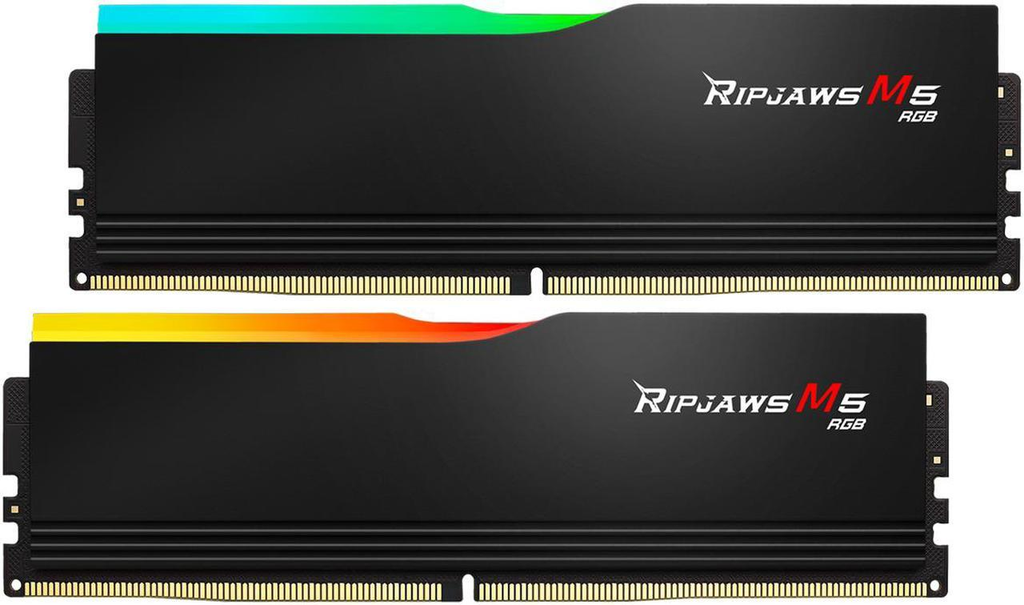 G.SKILL Ripjaws M5 RGB Series 96GB (2 x 48GB) 288-Pin PC RAM DDR5 5200 (PC5 41600) Desktop Memory Model F5-5200J4040A48GX2-RM5RK