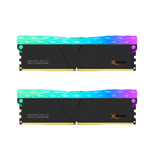 RAM V-COLOR MANTA XPRISM 32GB (2x16GB) BUS 6000HZ RGB BLACK - TMXPL1660836KWK