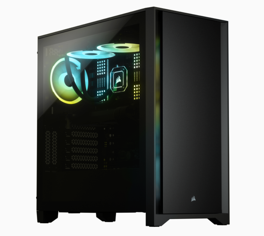 Case  Corsair 4000D TG Black (Mid Tower/Màu Đen)