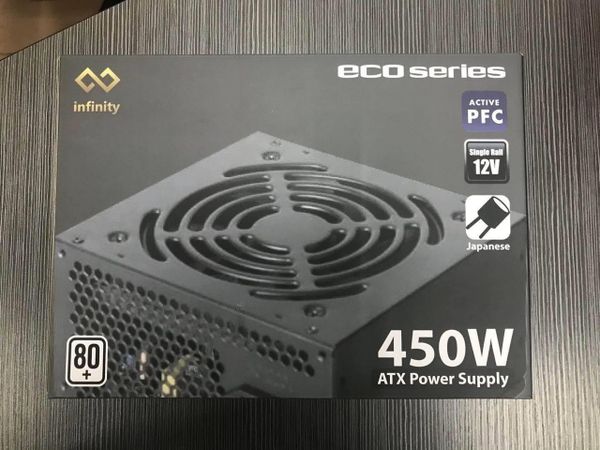  Infinity ECO 450W 80Plus Single Rail – True Power 