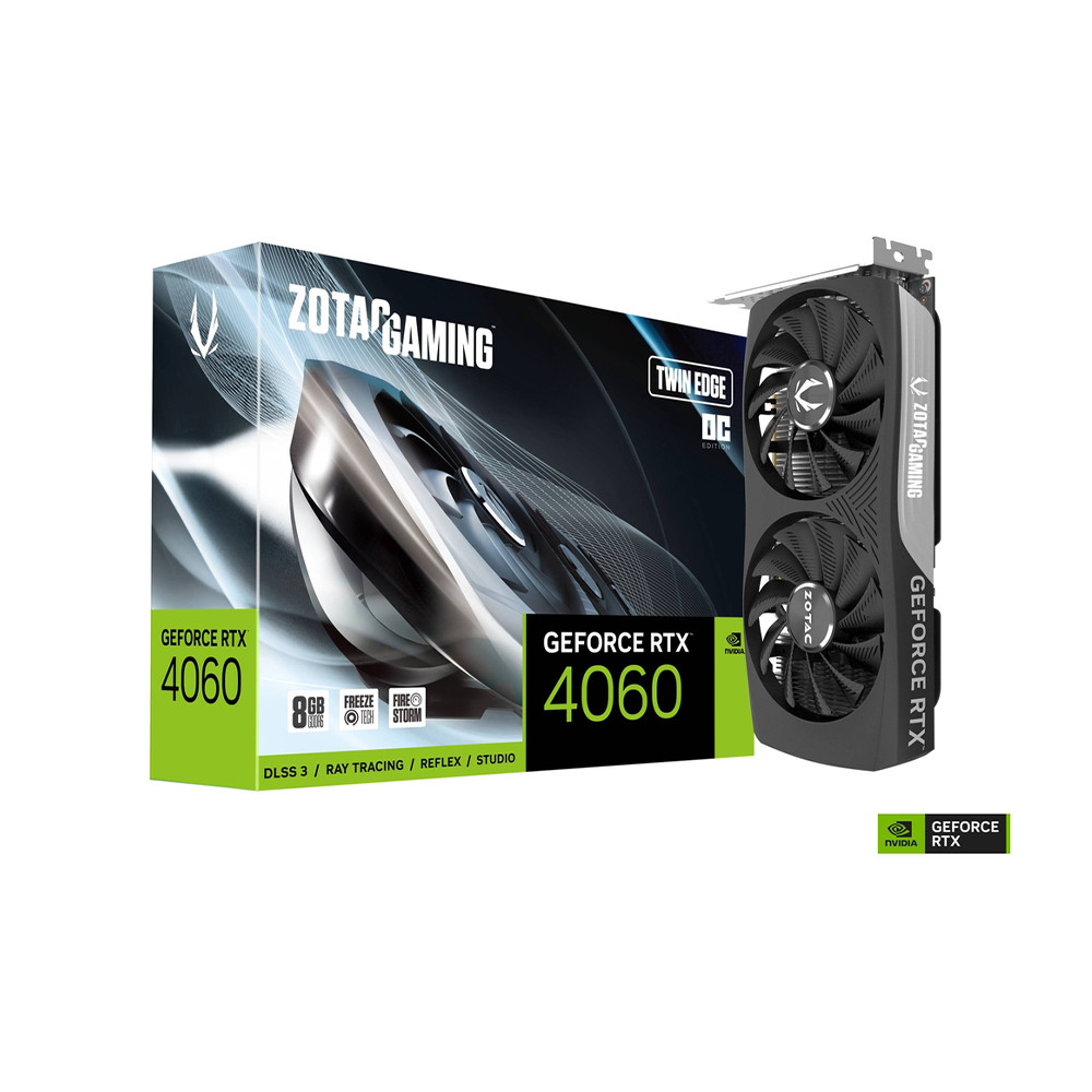 Card Màn Hình ZOTAC GAMING GeForce RTX 4060 8GB Twin Edge OC (ZT-D40600H-10M)