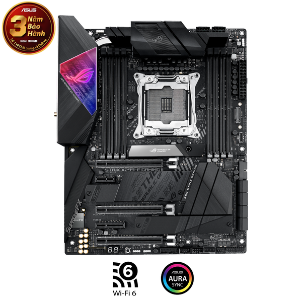  Mainboad ASUS ROG STRIX X299 - E GAMING II (Intel X299, Socket 2066, ATX,8 khe RAM DDR4) 