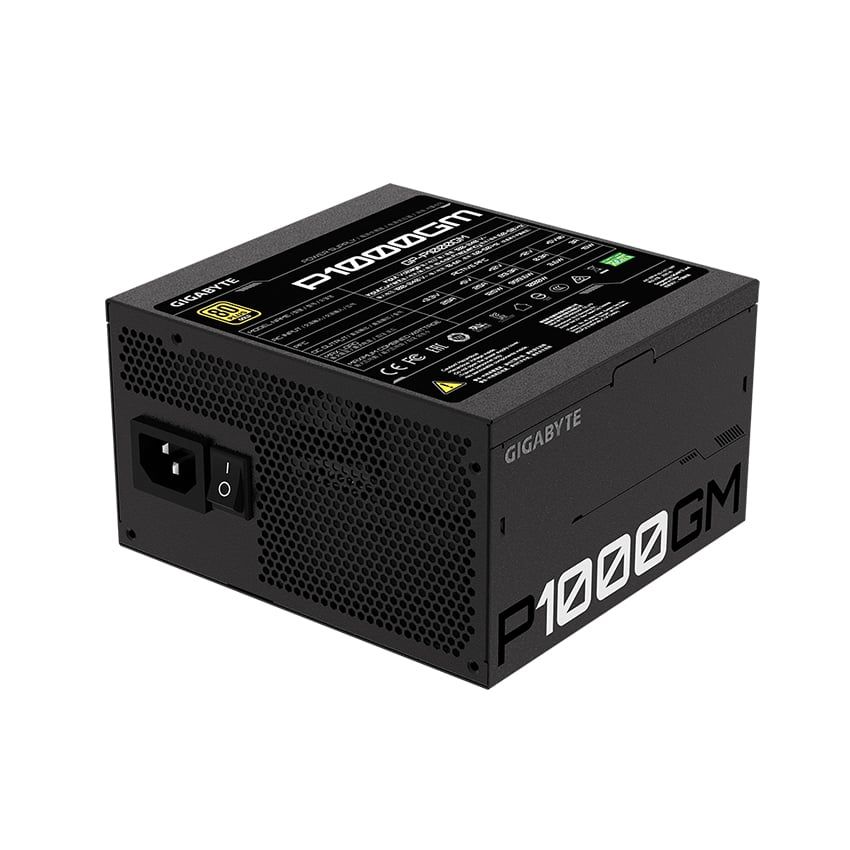 Nguồn Gigabyte GP- P1000GM 1000W (80 Plus Gold/Full Modular/Màu Đen)