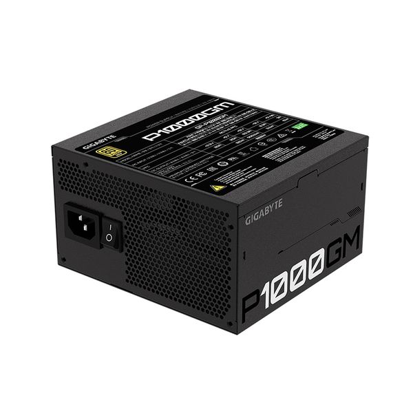  Nguồn Gigabyte GP- P1000GM 1000W (80 Plus Gold/Full Modular/Màu Đen) 