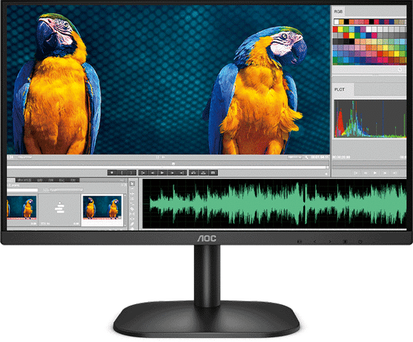  Màn hình AOC 24B2XHM/74 (23.8inch/FHD/VA/75Hz/6ms/250nits/HDMI+VGA) 