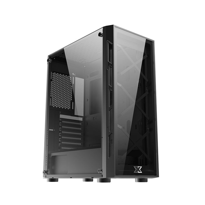 Vỏ Case Xigmatek VENOM II GLS  ( Mid Tower/Màu Đen/ 2 mặt kính)
