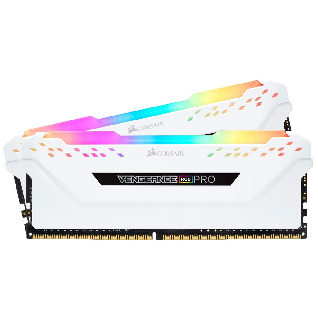 CORSAIR VENGEANCE PRO RGB DDR4 16G (2X8) 3200 MHZ C16 - WHITE EDITION