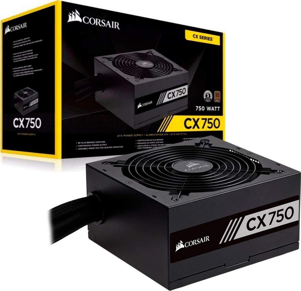 Nguồn Corsair CX750M - 80 Plus Bronze