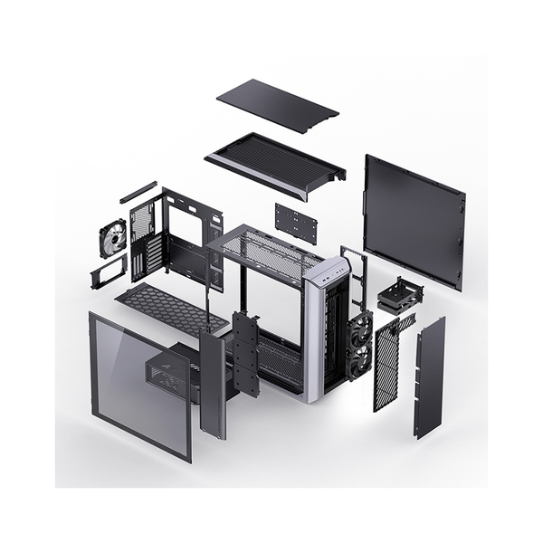  Vỏ case Jonsbo D500 Silver ( Full Tower/ Màu Bạc) 