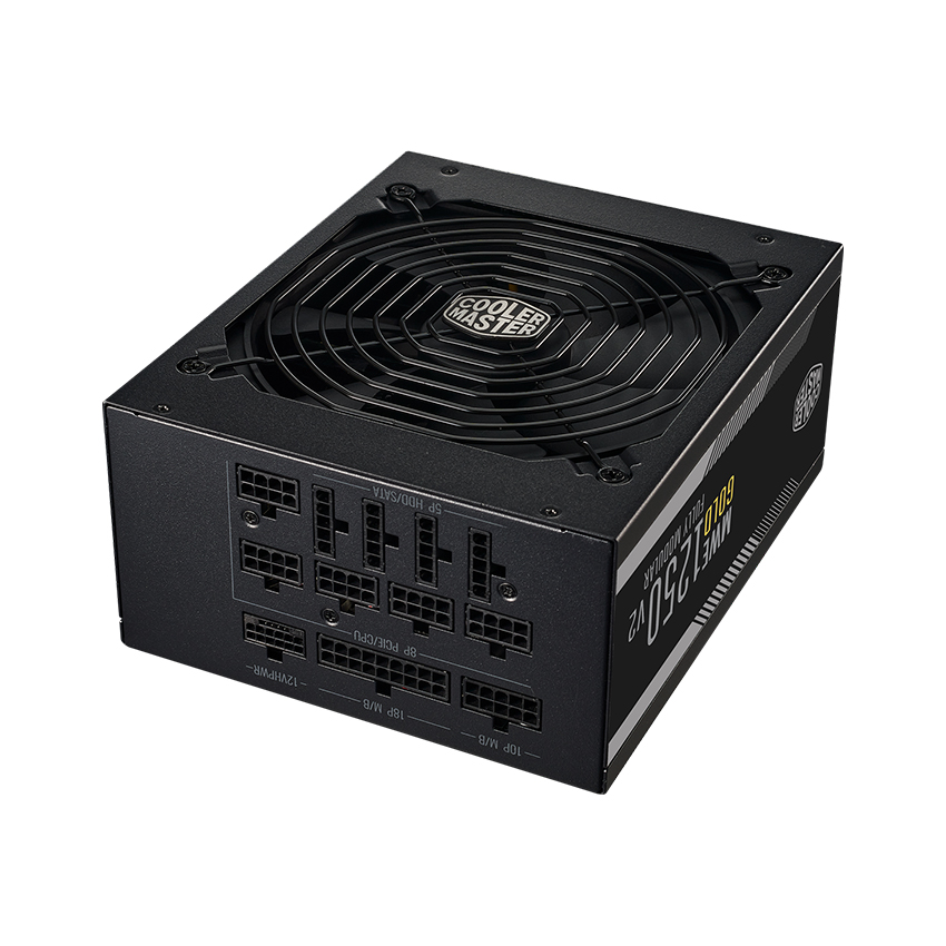 Nguồn Cooler Master MWE GOLD 1250 - V2 1250W ATX3.0  (PCIE 5.0/ 80 Plus Gold/Màu Đen/Full Modular)