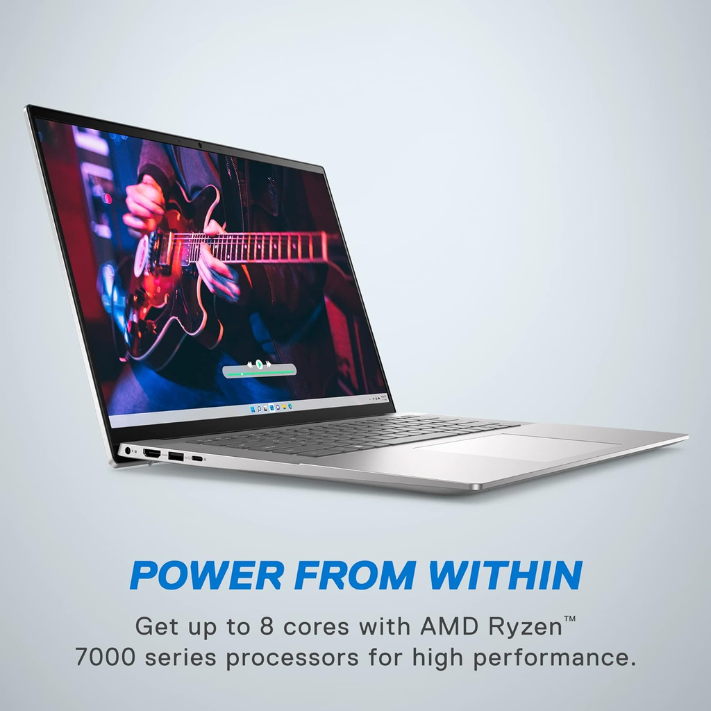 Laptop Dell Inspiron 16 5635 Laptop - AMD Ryzen 7-7730U, QHD 2k 16 inch, 16GB LPDDR4x RAM, 1TB SSD
