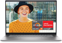 Dell Inspiron 16 5625 Small Thin & Light Portable Laptop - 16 inch FHD+ (1920 x 1200) Display, AMD Ryzen 7 5825U, 16GB DDR4 RAM, 512GB SSD, Radeon Graphics, Bluetooth, Windows 11 Pro - Silver